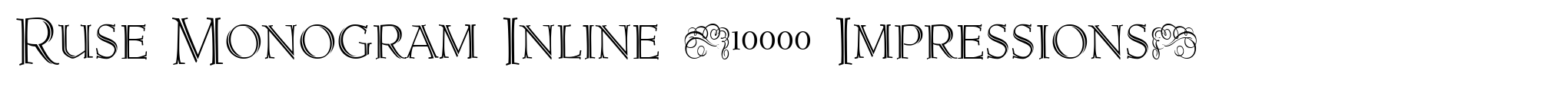 Ruse Monogram Inline (10000 Impressions) image